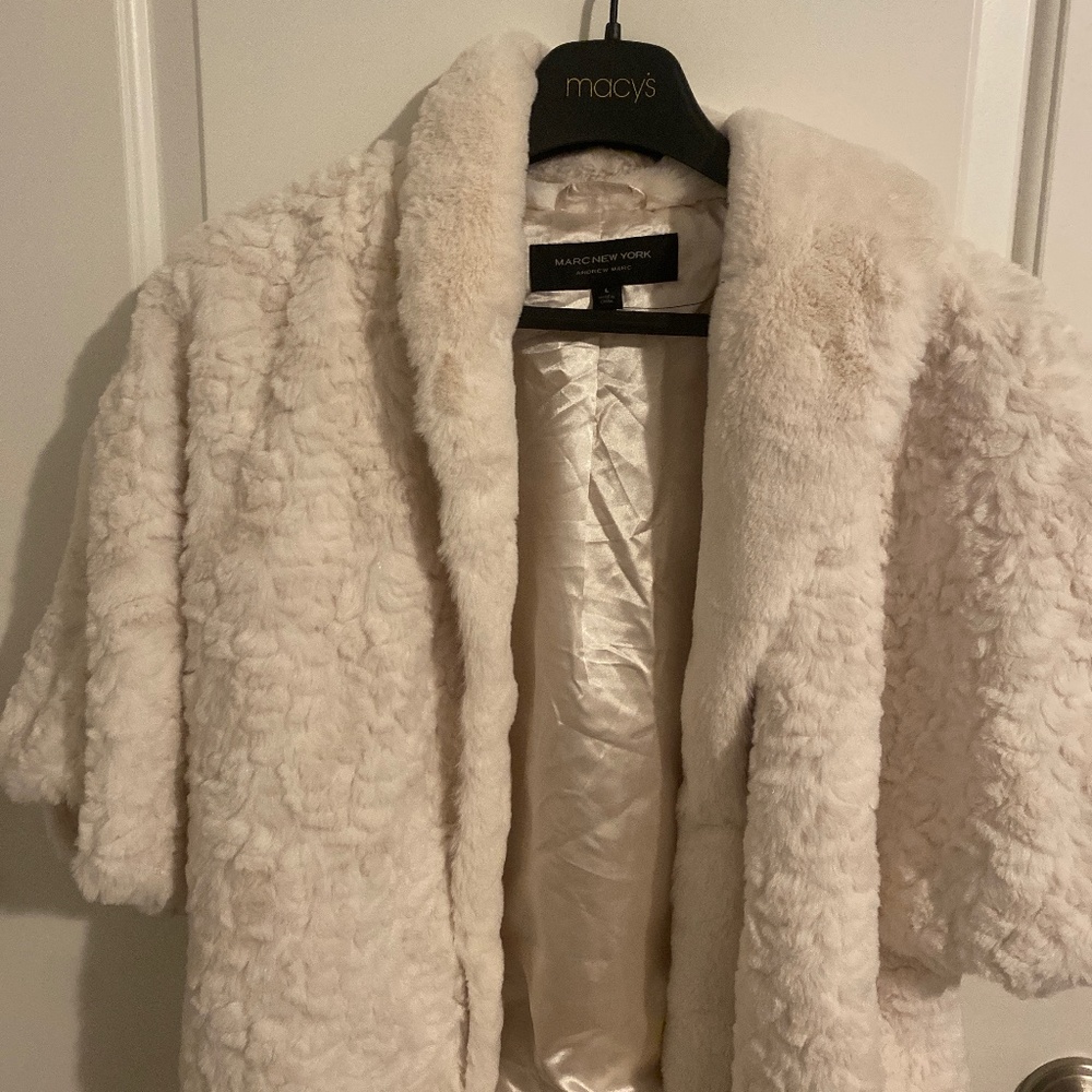 Faux fur coat